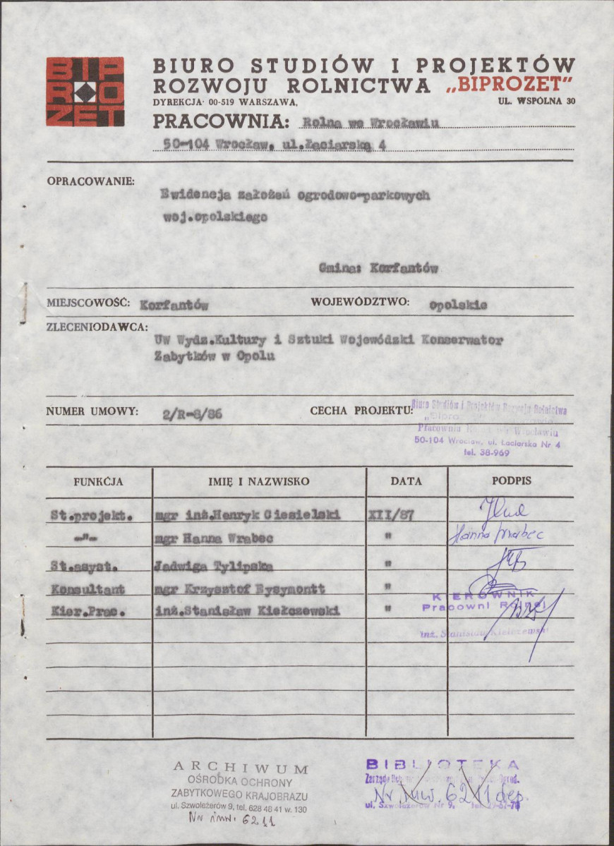 EP - Ewidencja parkowa, skan nr 4