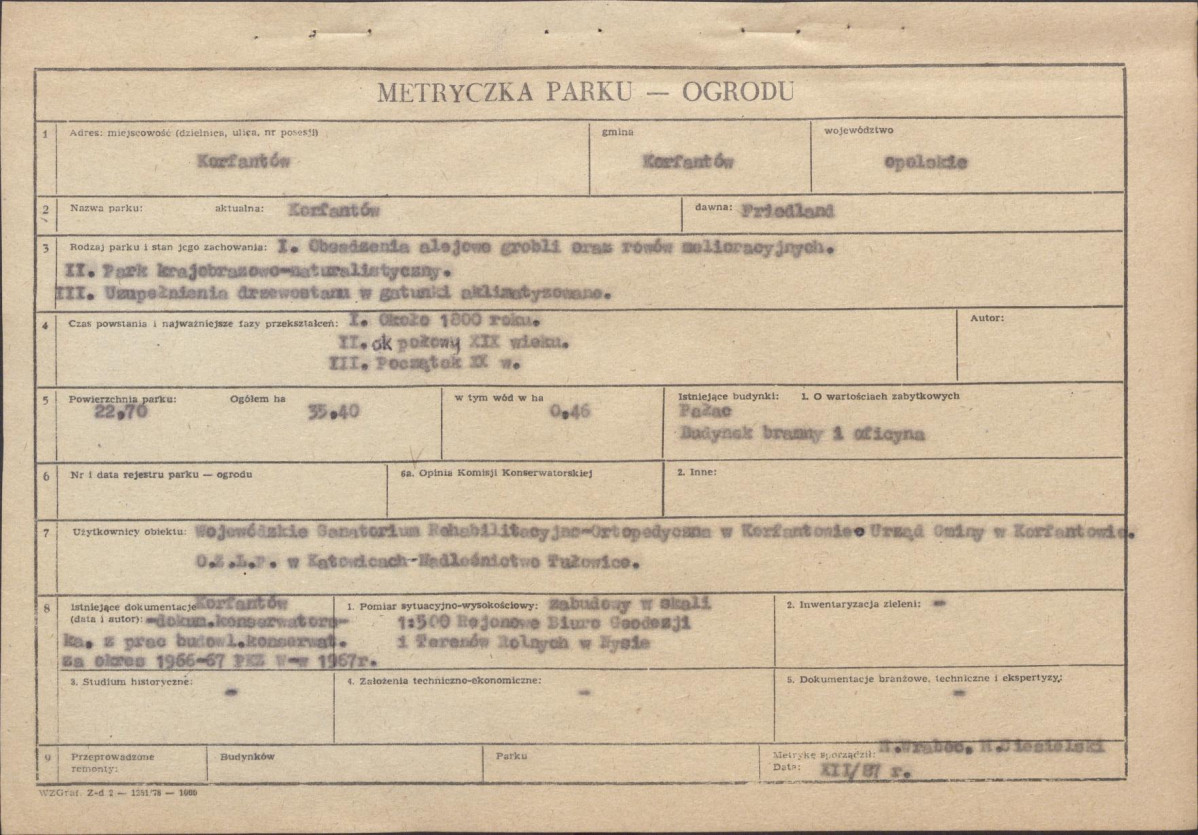 EP - Ewidencja parkowa, skan nr 5