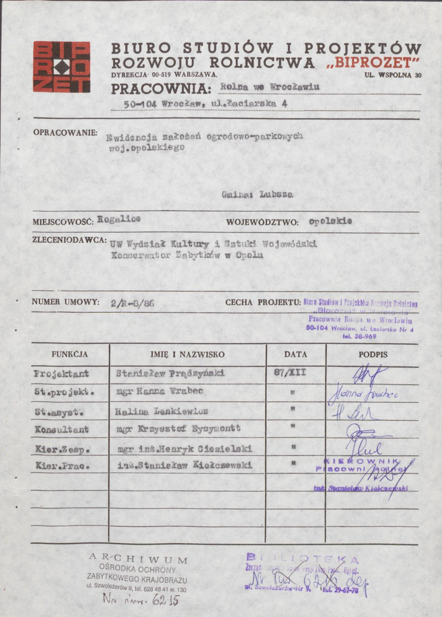 Ewidencja parkowa, skan nr 4