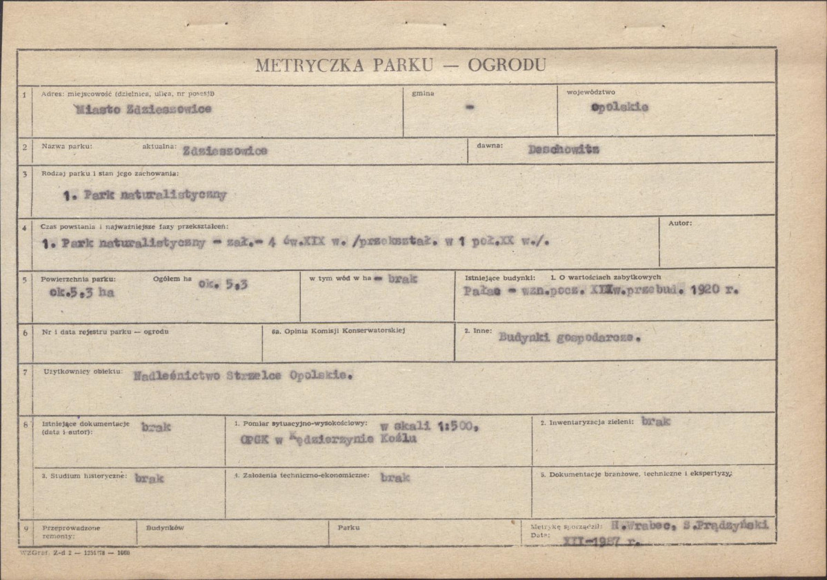 Ewidencja parkowa, skan nr 5