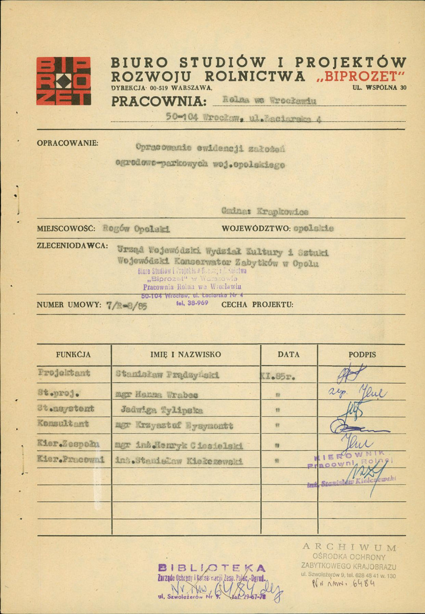 Ewidencja parkowa, skan nr 5