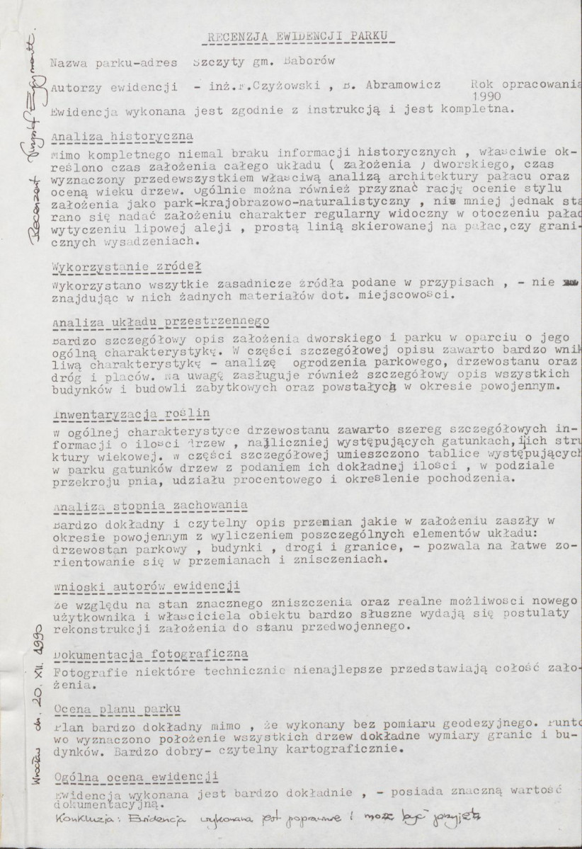 EP - Ewidencja parkowa, skan nr 6