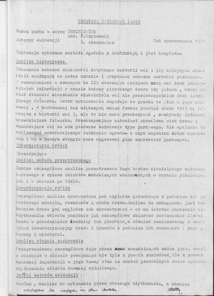EP - Ewidencja parkowa, skan nr 6