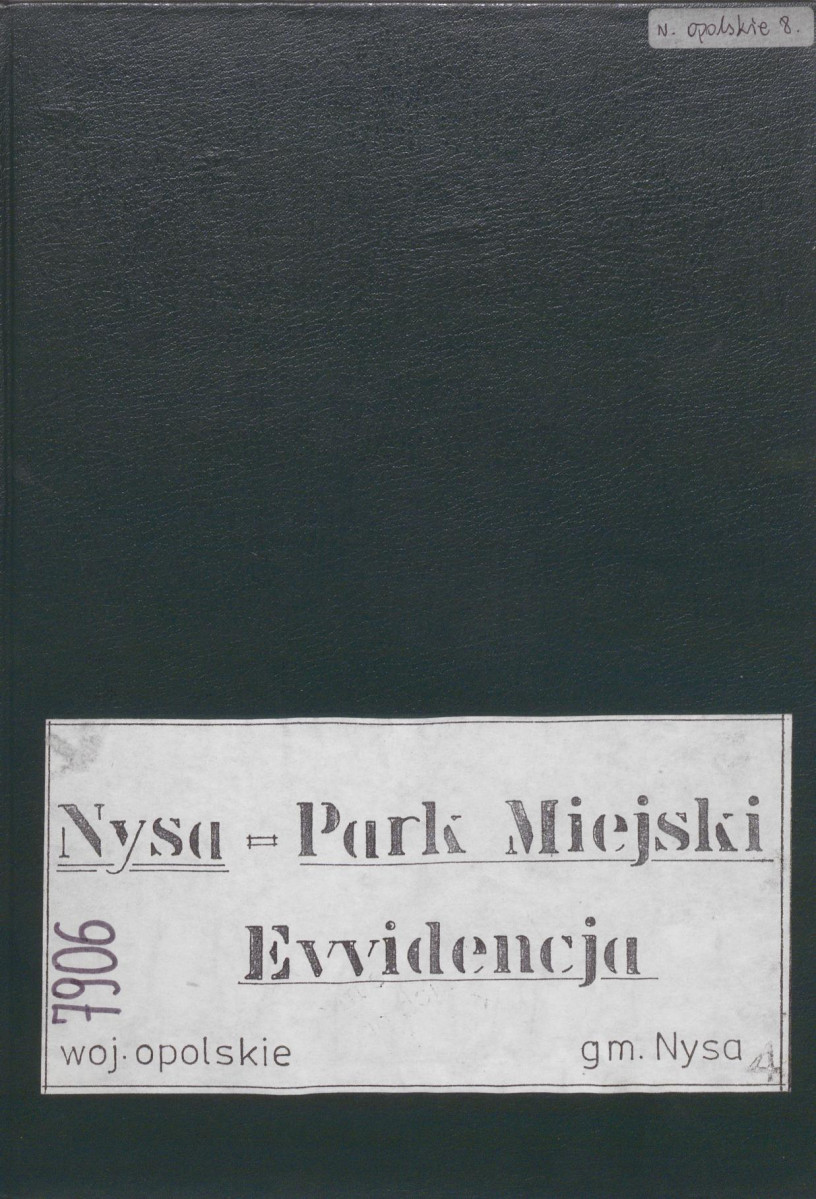 EP - Ewidencja parkowa, skan nr 1
