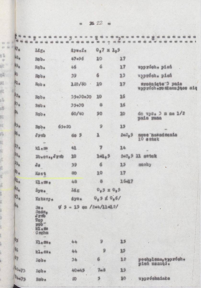 EP - Ewidencja parkowa, skan nr 62