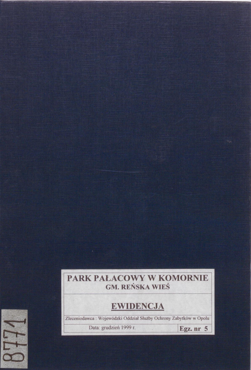 EP - Ewidencja parkowa, skan nr 1