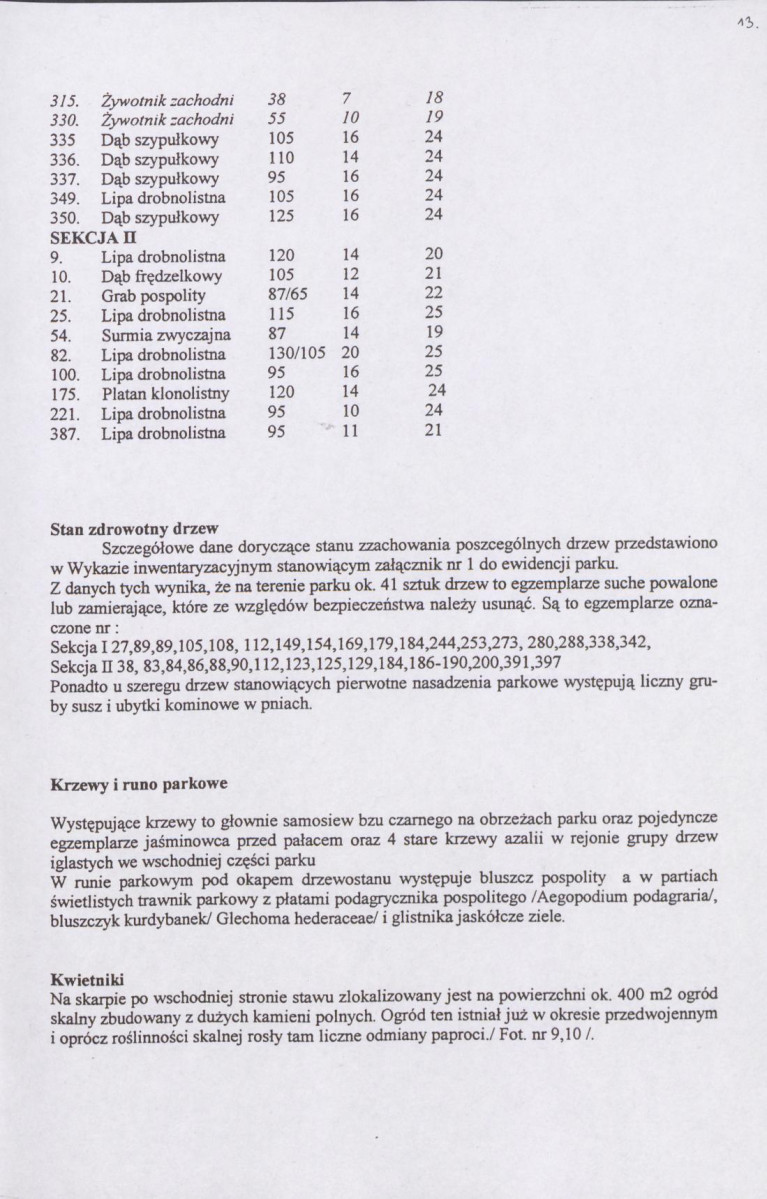 EP - Ewidencja parkowa, skan nr 16