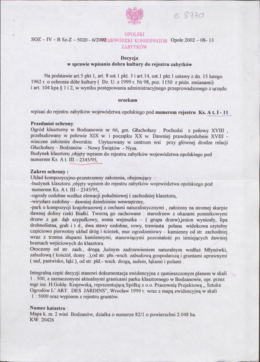 EP - Ewidencja parkowa, skan nr 55