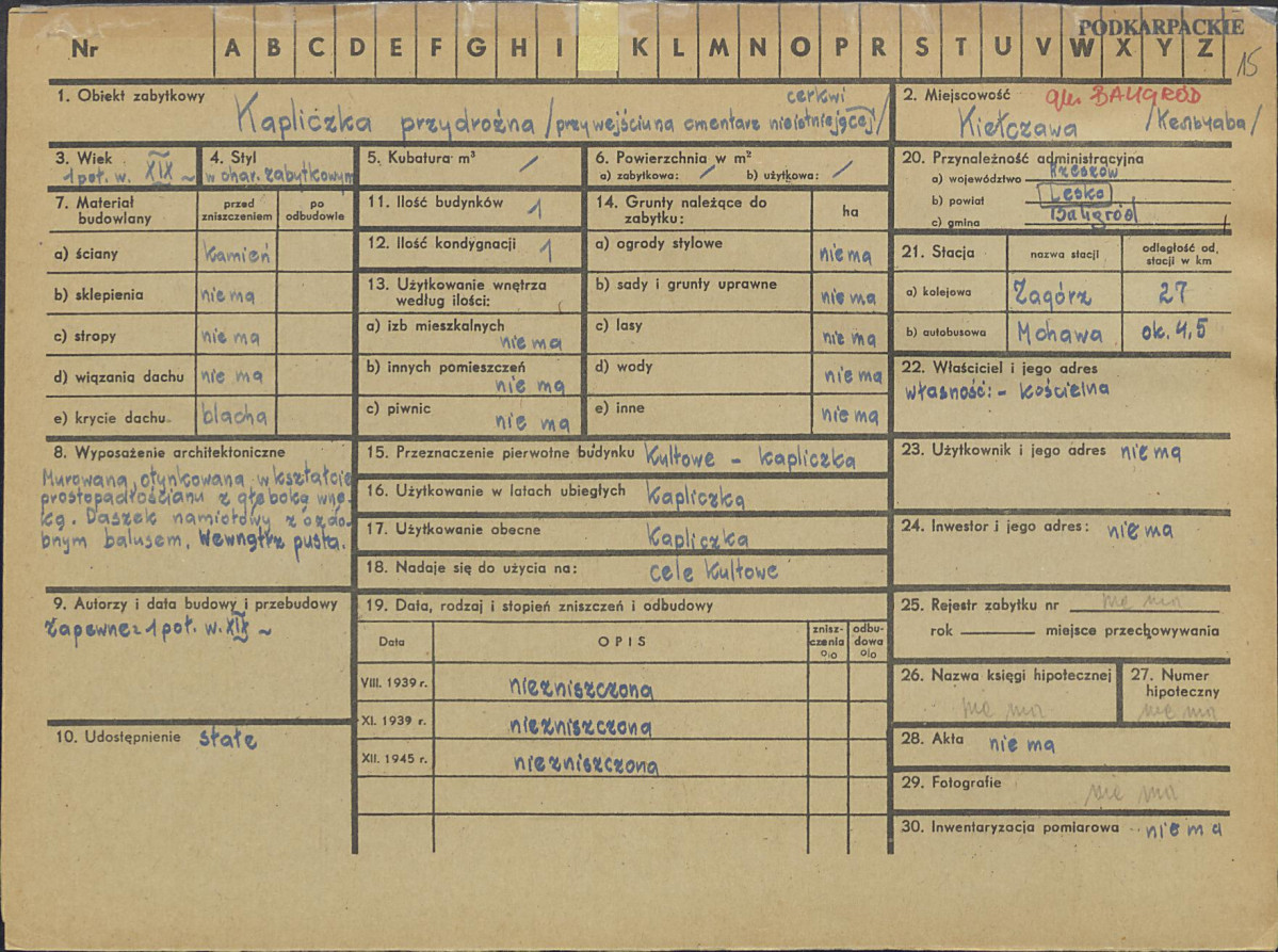 Karta zielona, skan nr 1