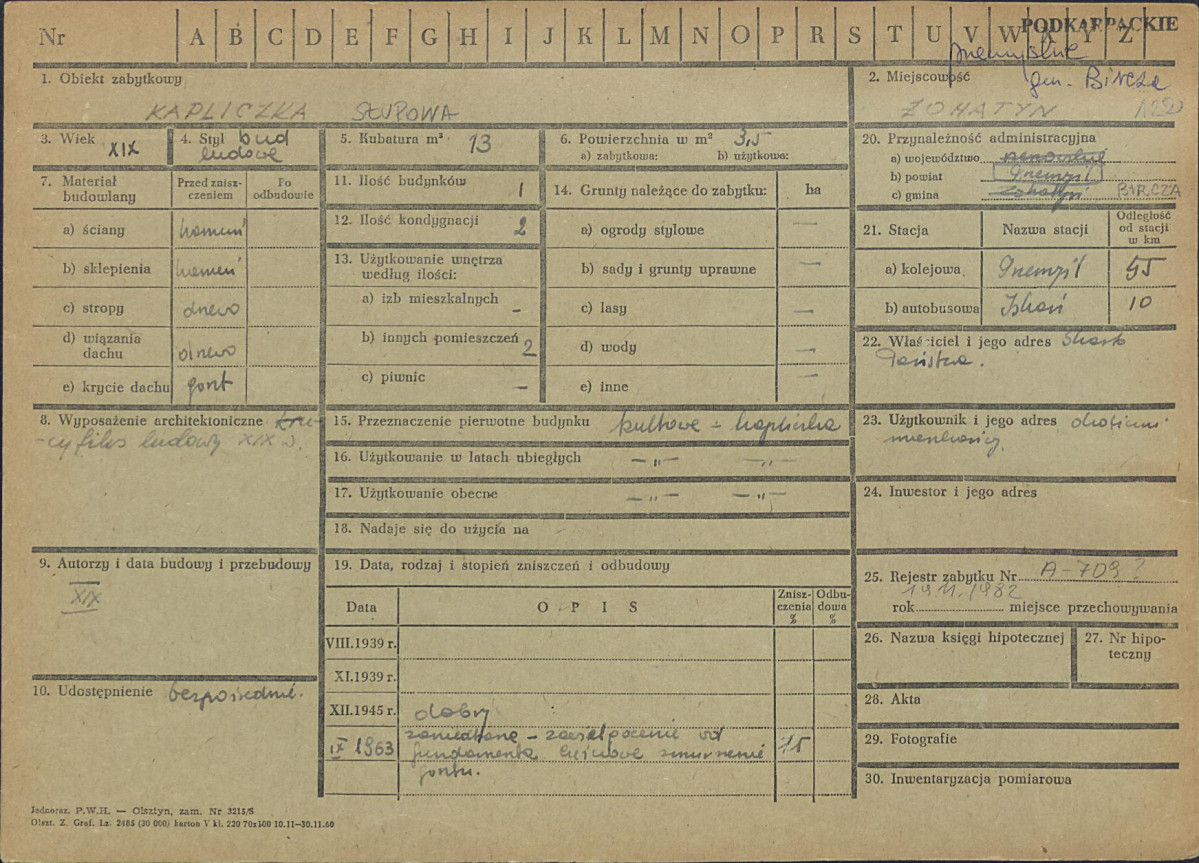 Karta zielona, skan nr 1