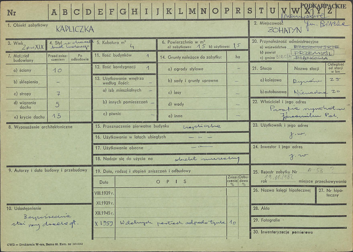 Karta zielona, skan nr 1