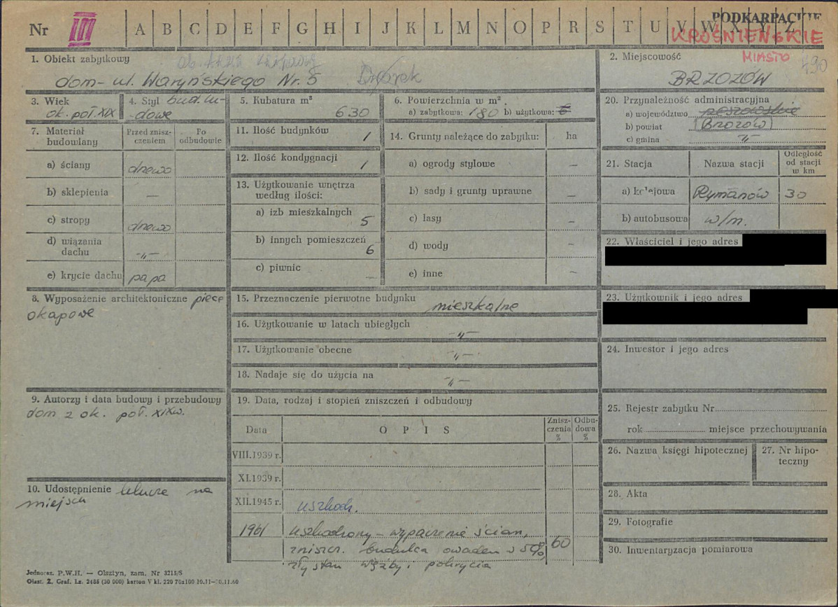 KZ - Karta zielona, skan nr 1