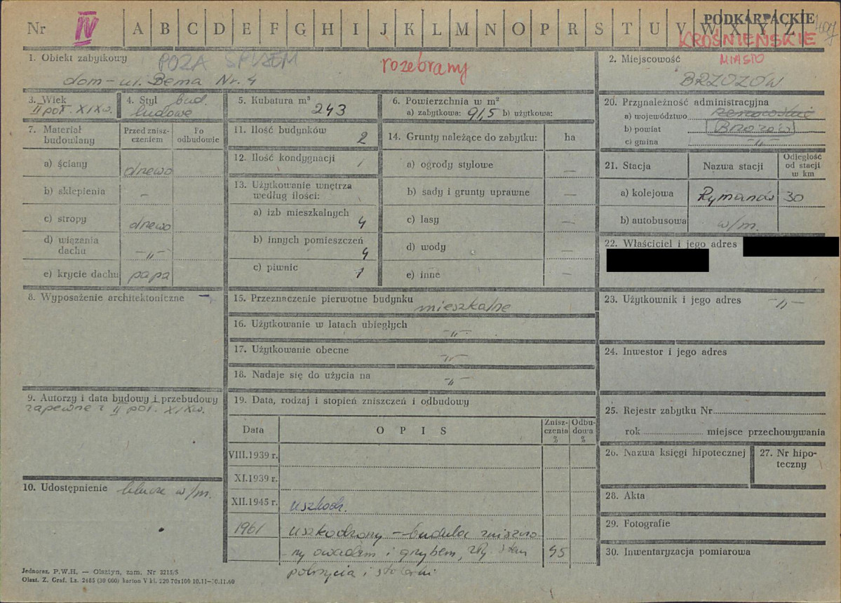 KZ - Karta zielona, skan nr 1