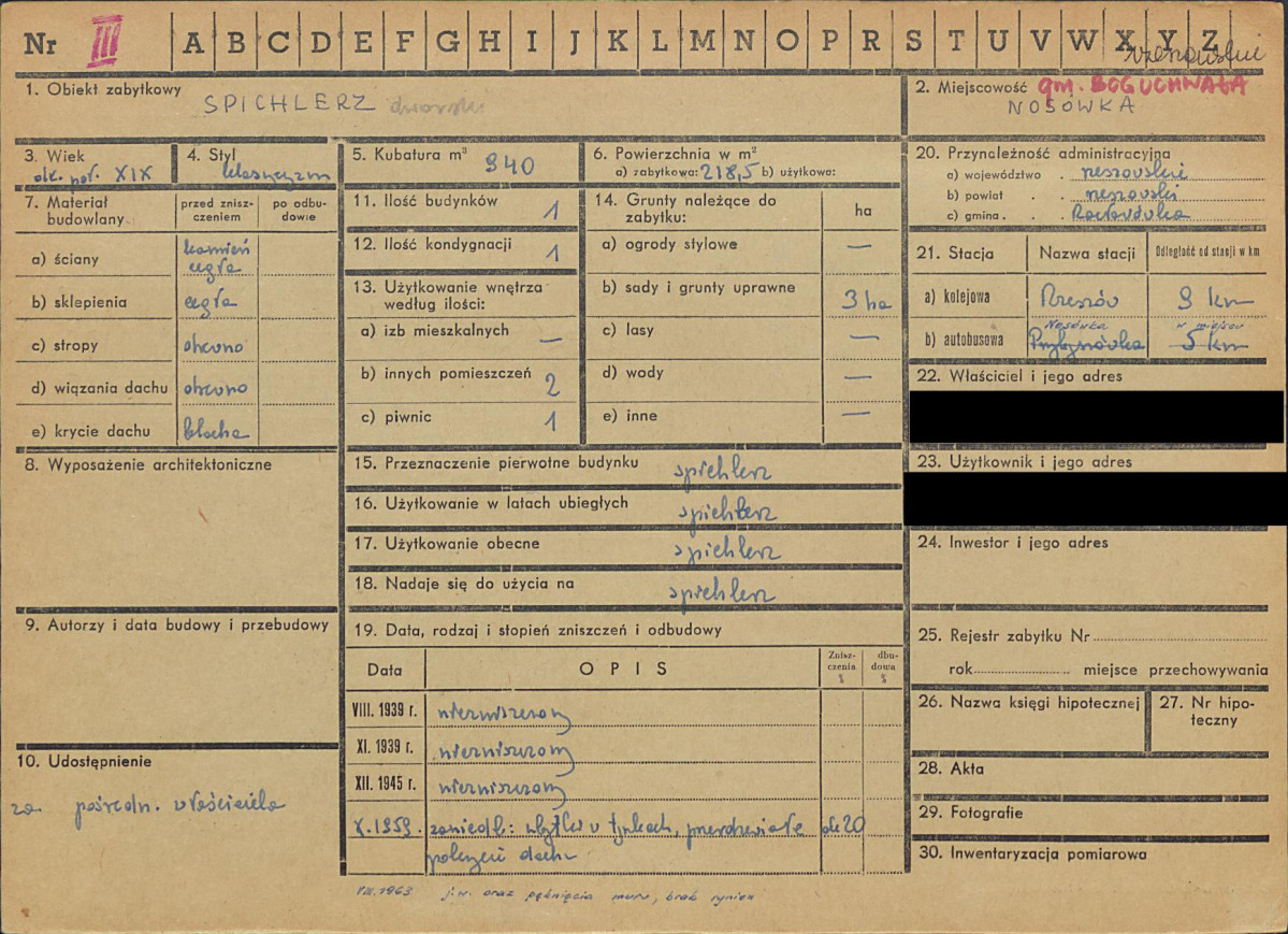 KZ - Karta zielona, skan nr 1