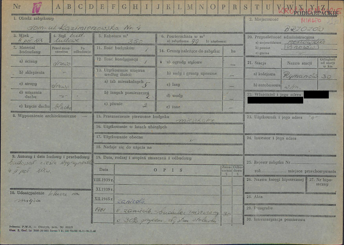 KZ - Karta zielona, skan nr 1