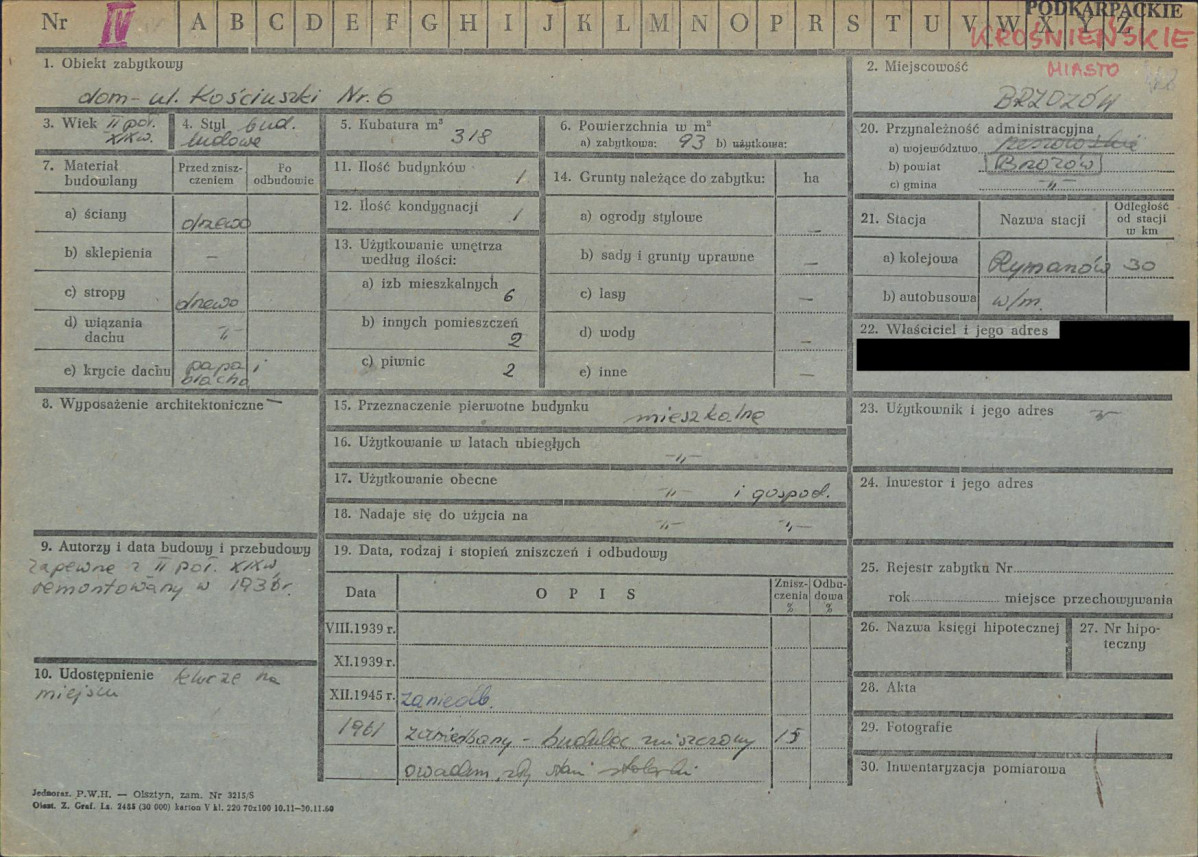 KZ - Karta zielona, skan nr 1