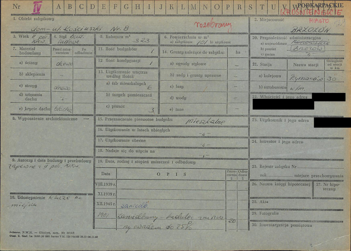 KZ - Karta zielona, skan nr 1