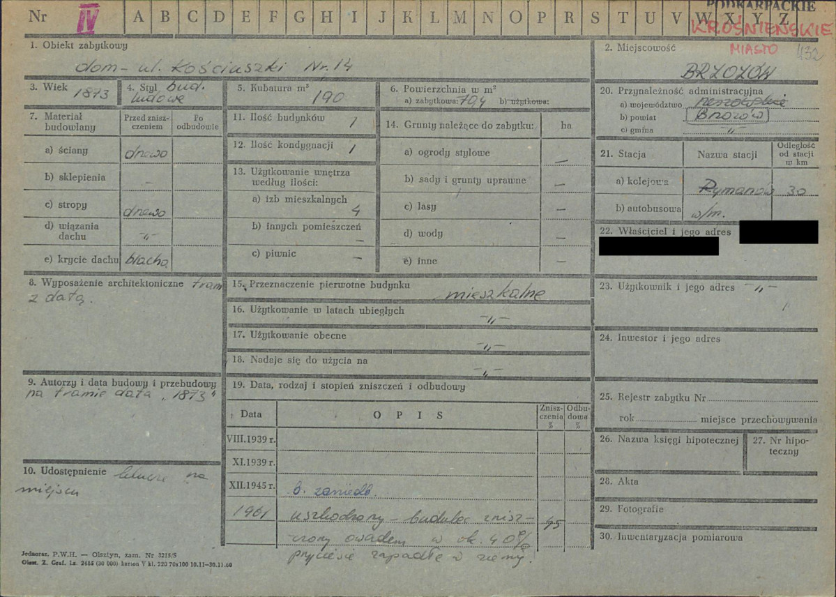 KZ - Karta zielona, skan nr 1