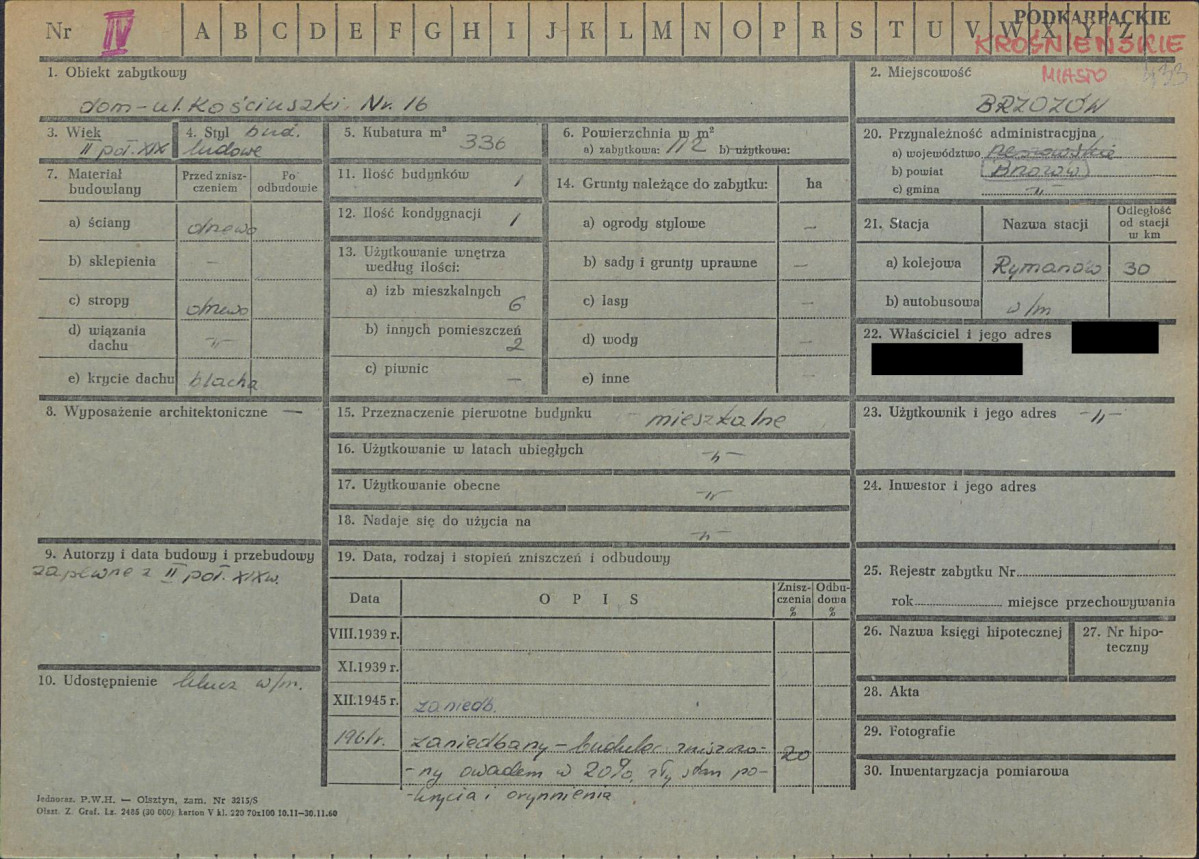 KZ - Karta zielona, skan nr 1