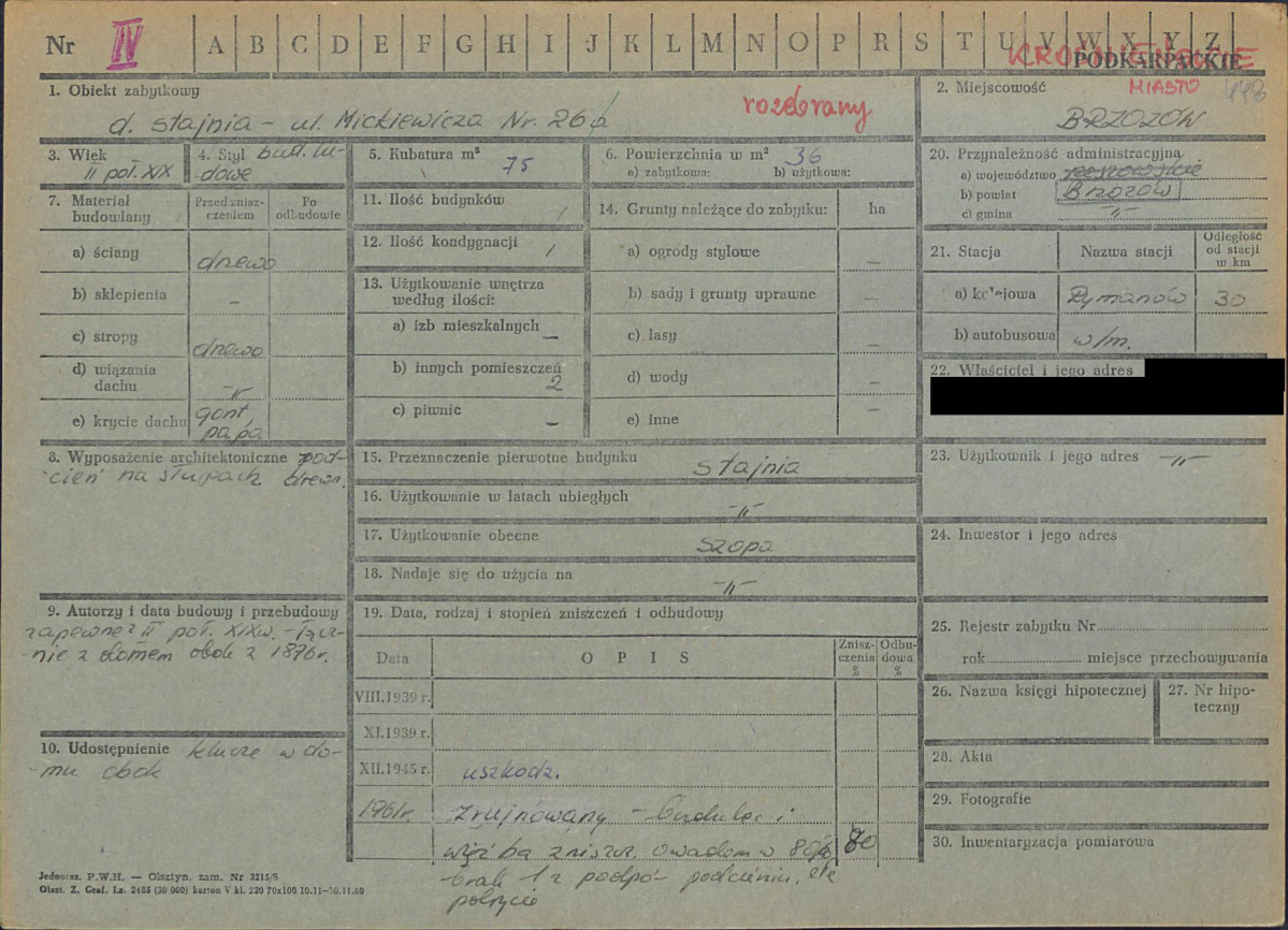 KZ - Karta zielona, skan nr 1