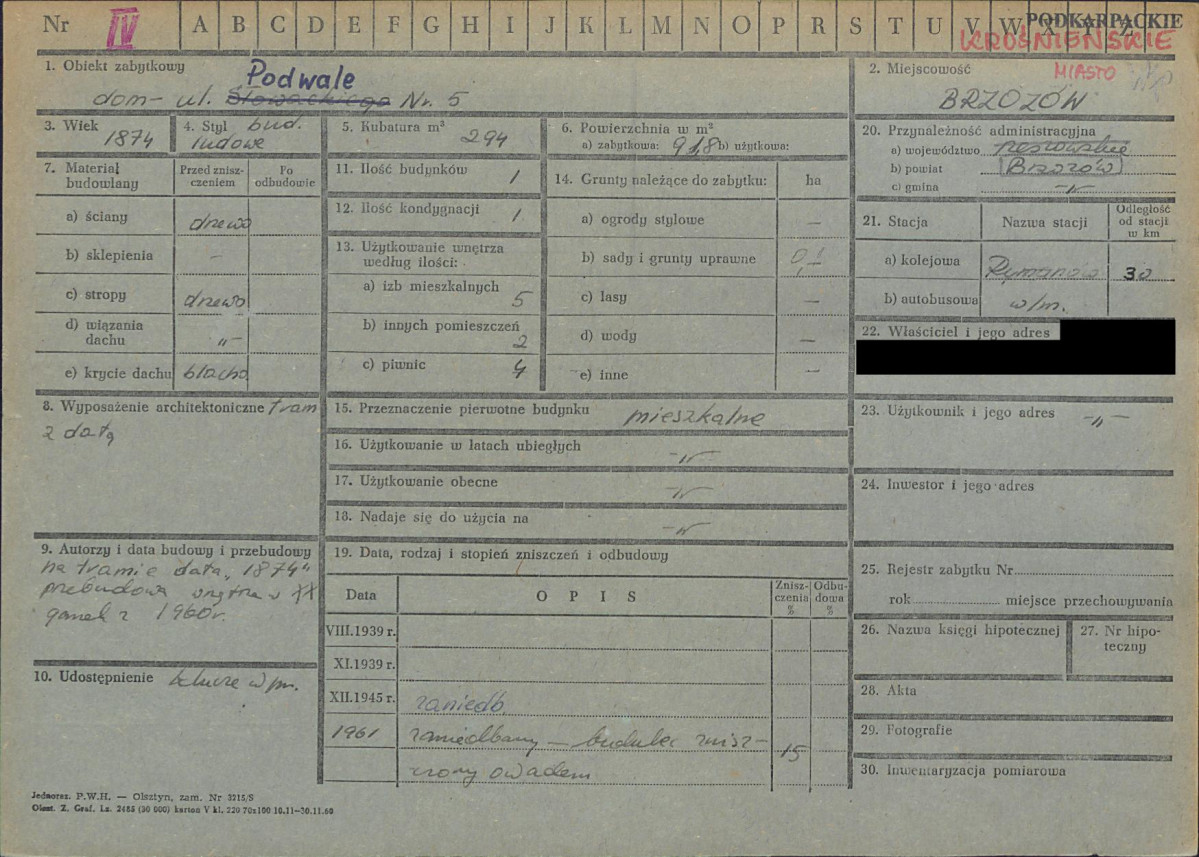 KZ - Karta zielona, skan nr 1