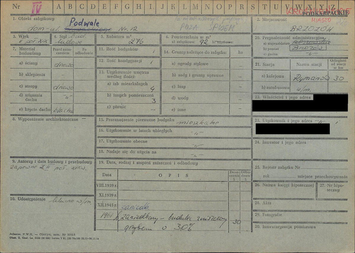 KZ - Karta zielona, skan nr 1