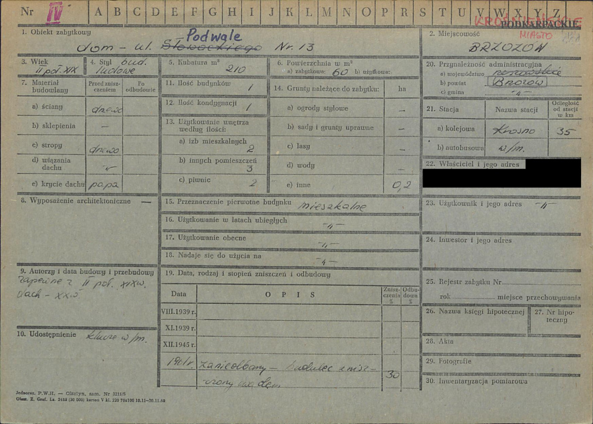 KZ - Karta zielona, skan nr 1