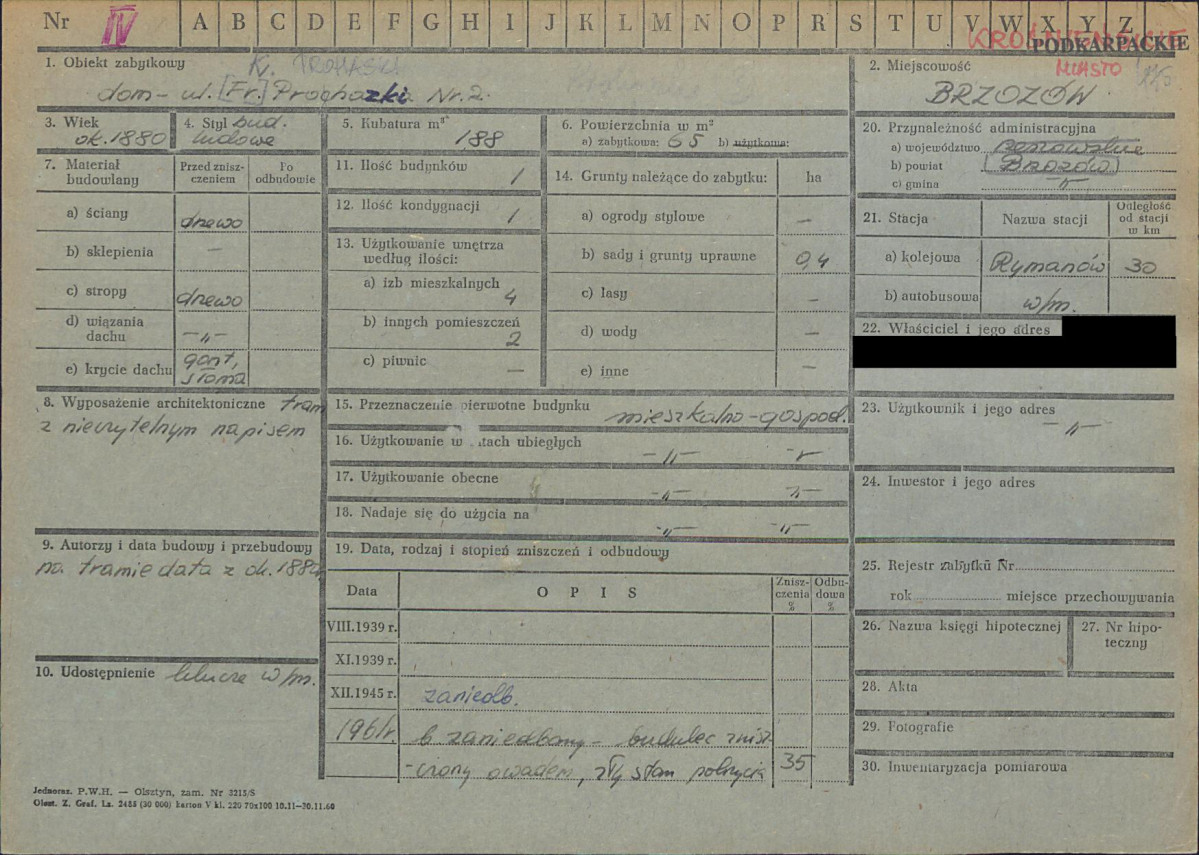 KZ - Karta zielona, skan nr 1