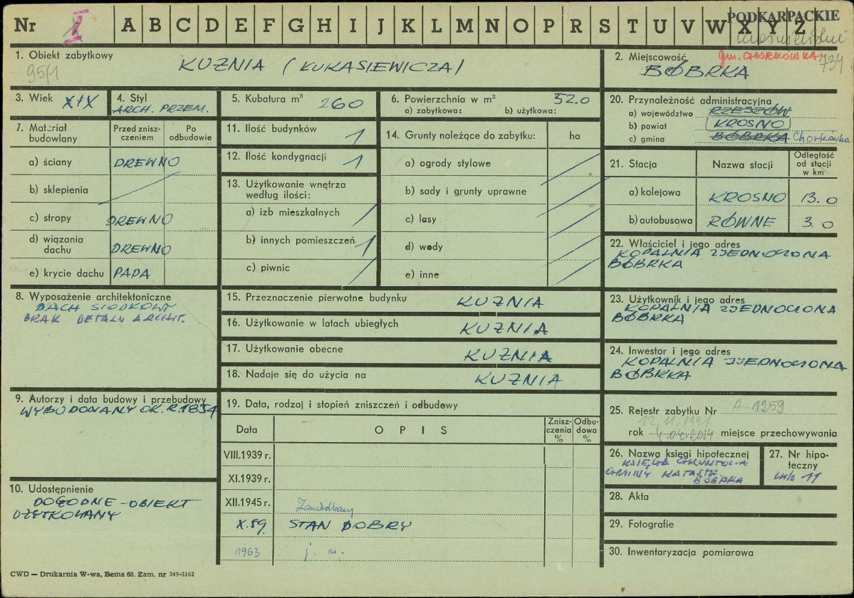 Karta zielona, skan nr 1