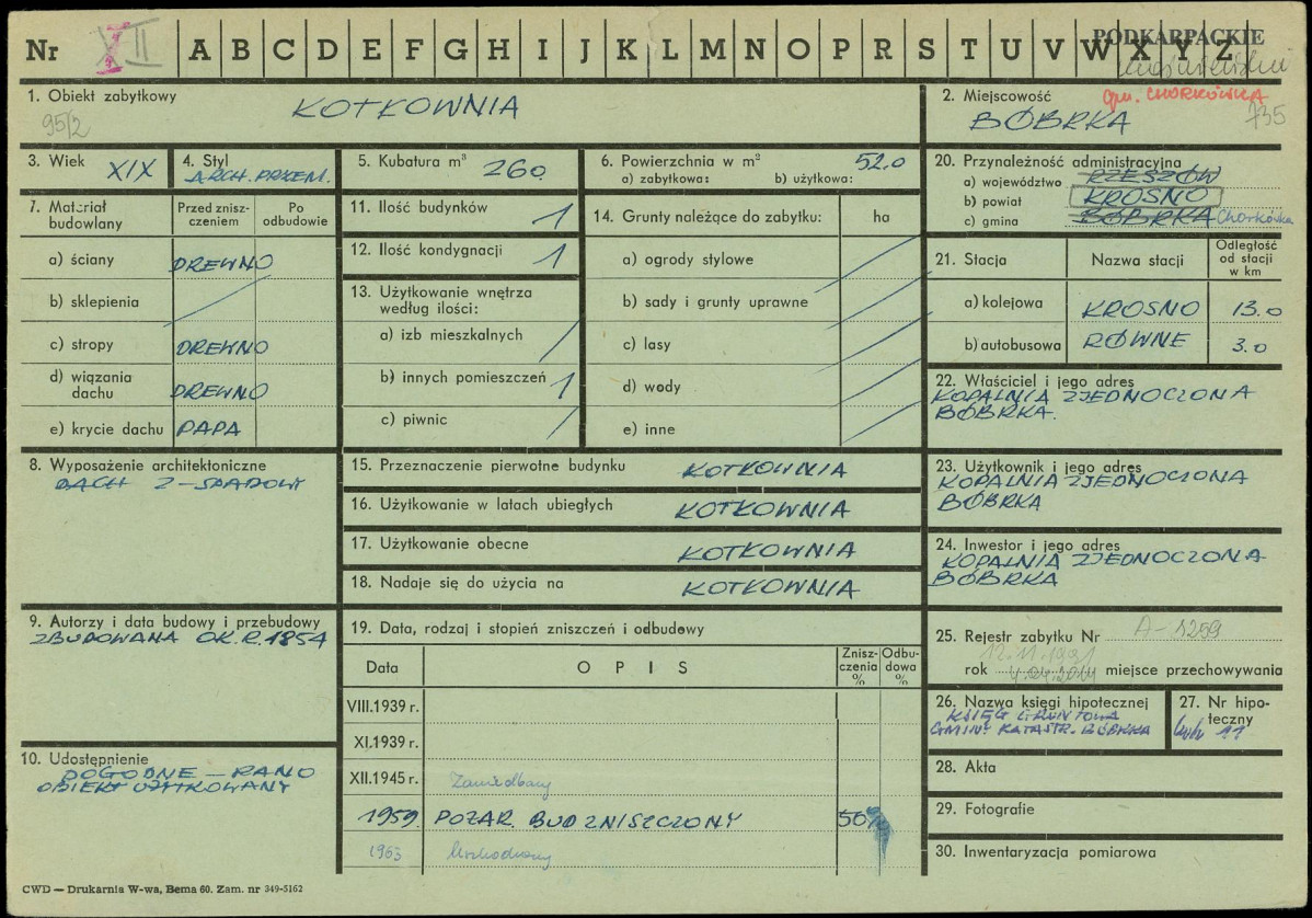 Karta zielona, skan nr 1