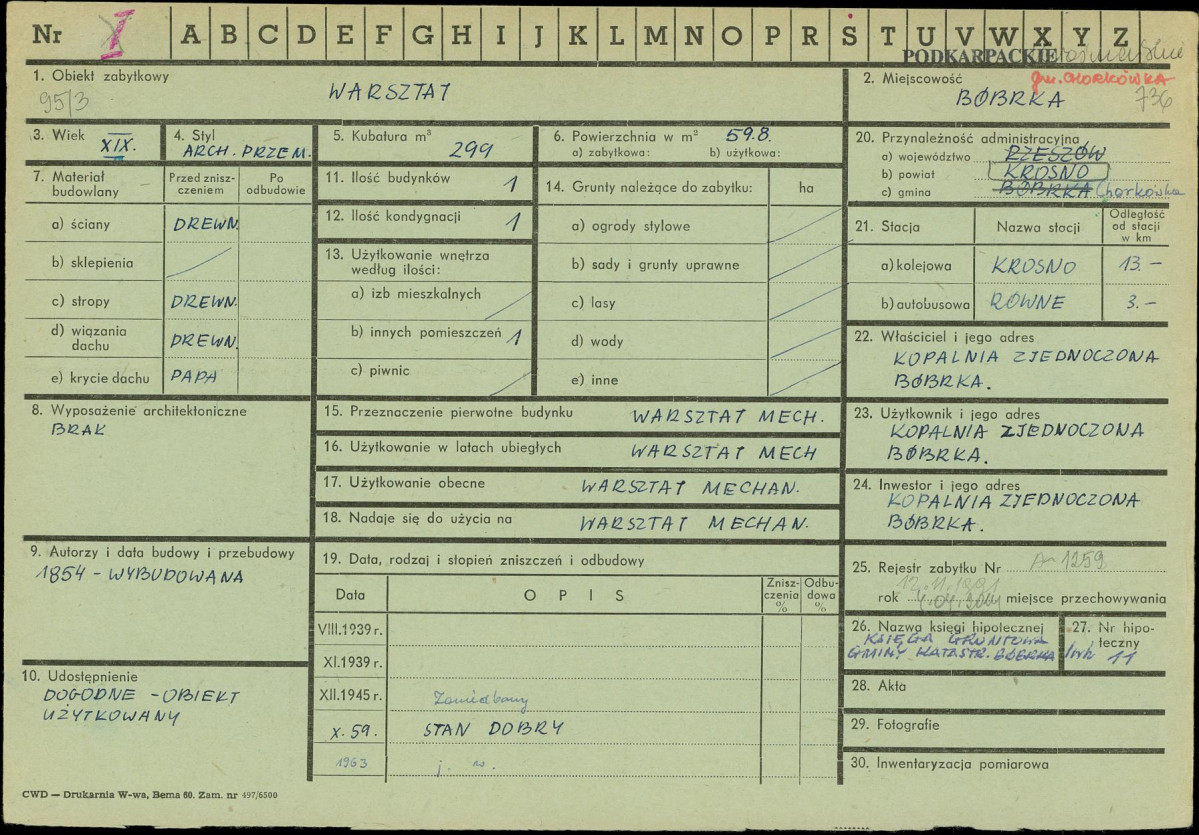 Karta zielona, skan nr 1