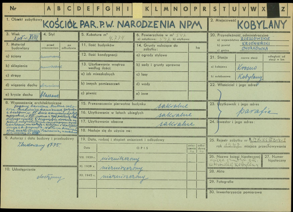 Karta zielona, skan nr 1