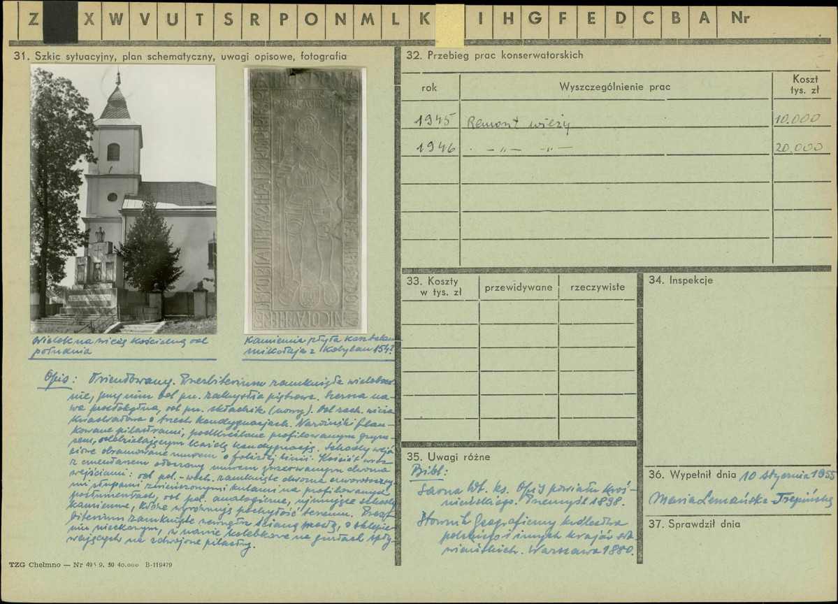 Karta zielona, skan nr 2