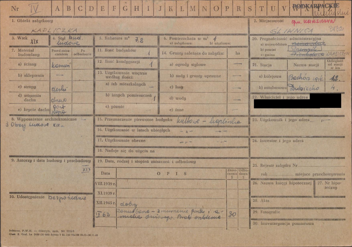 KZ - Karta zielona, skan nr 1