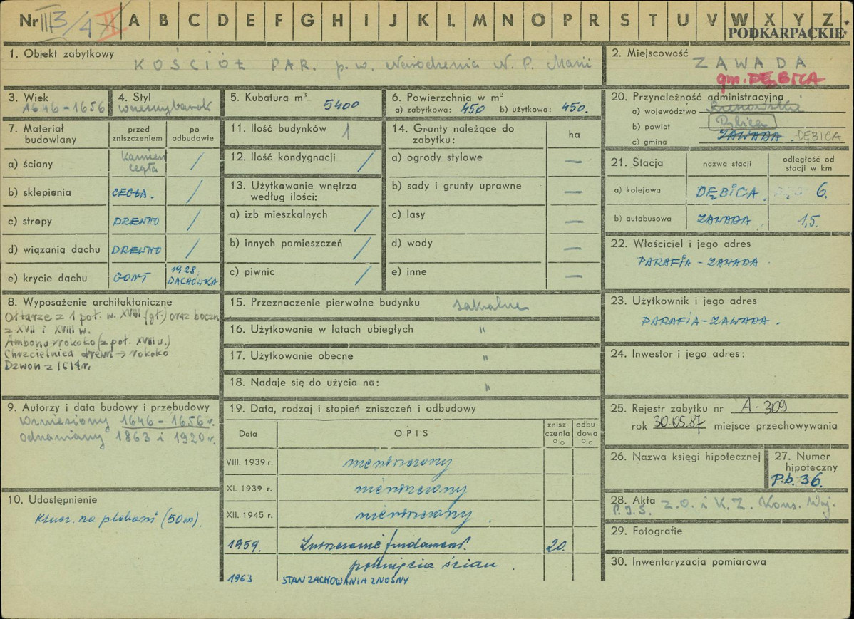 Karta zielona, skan nr 1