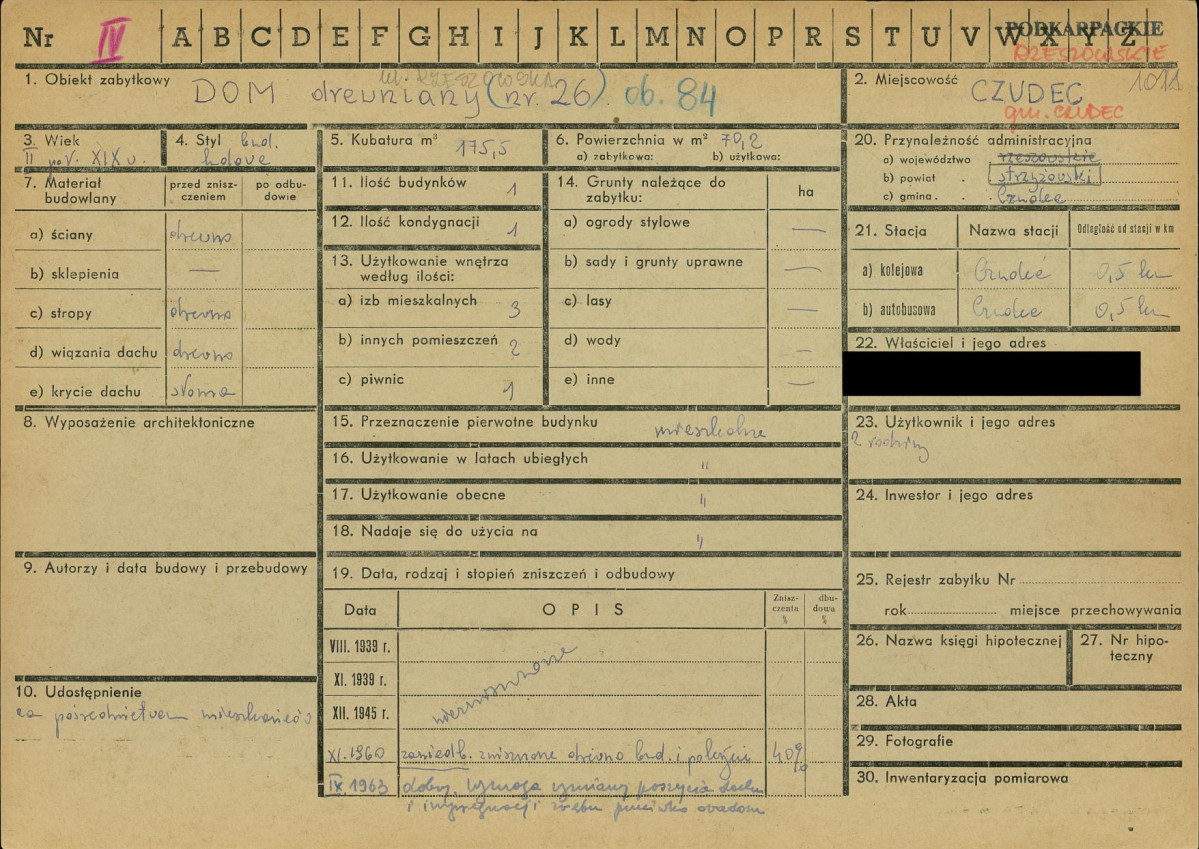 KZ - Karta zielona, skan nr 1