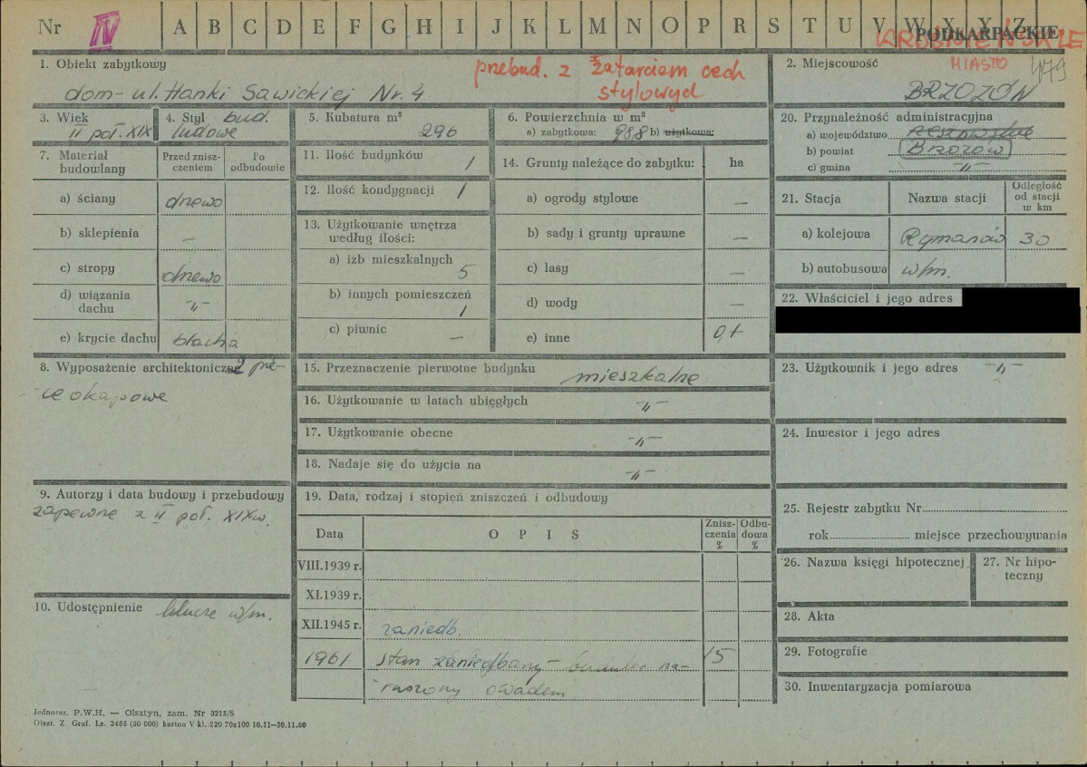 KZ - Karta zielona, skan nr 1