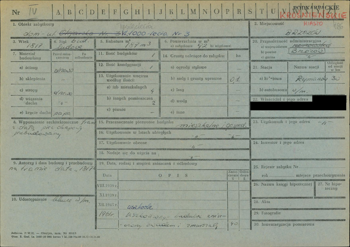 KZ - Karta zielona, skan nr 1