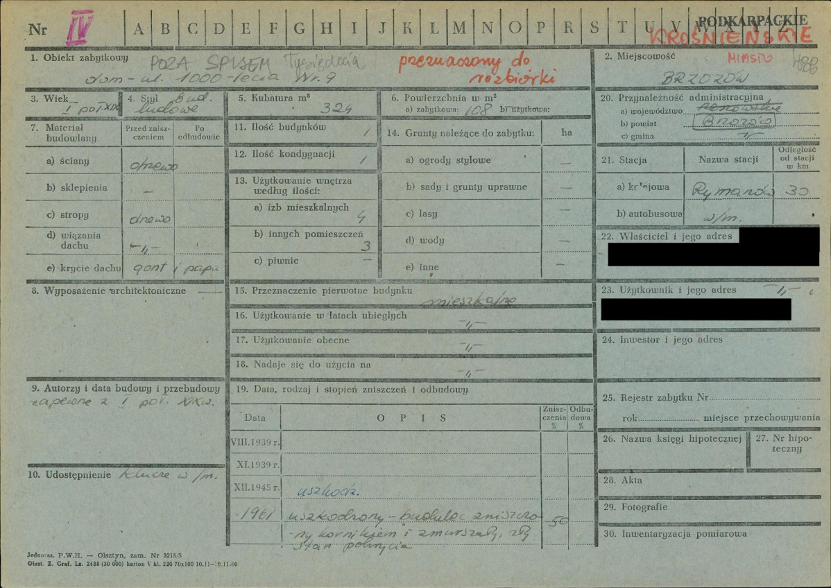 KZ - Karta zielona, skan nr 1