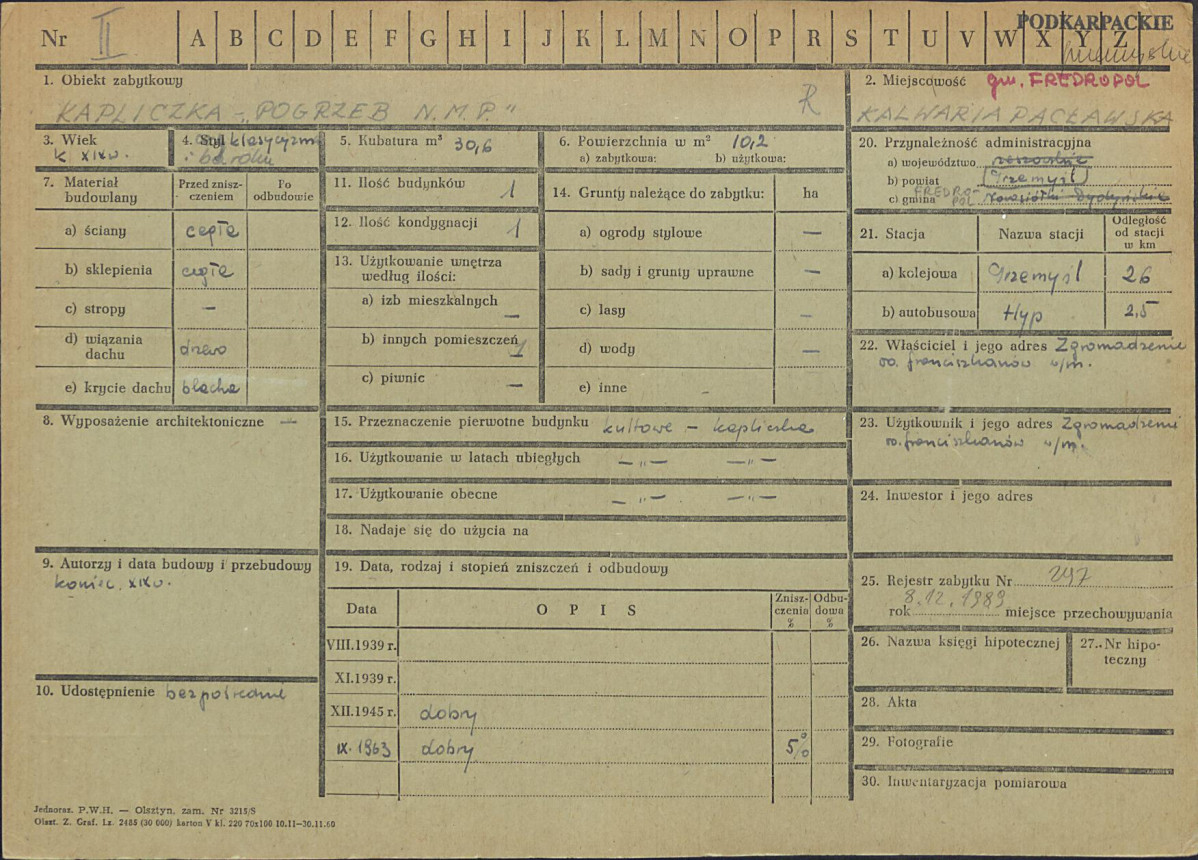 Karta zielona, skan nr 1