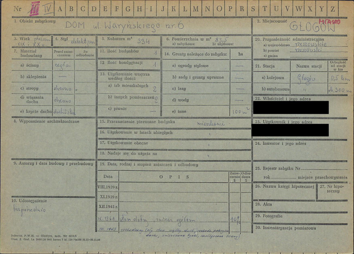 KZ - Karta zielona, skan nr 1