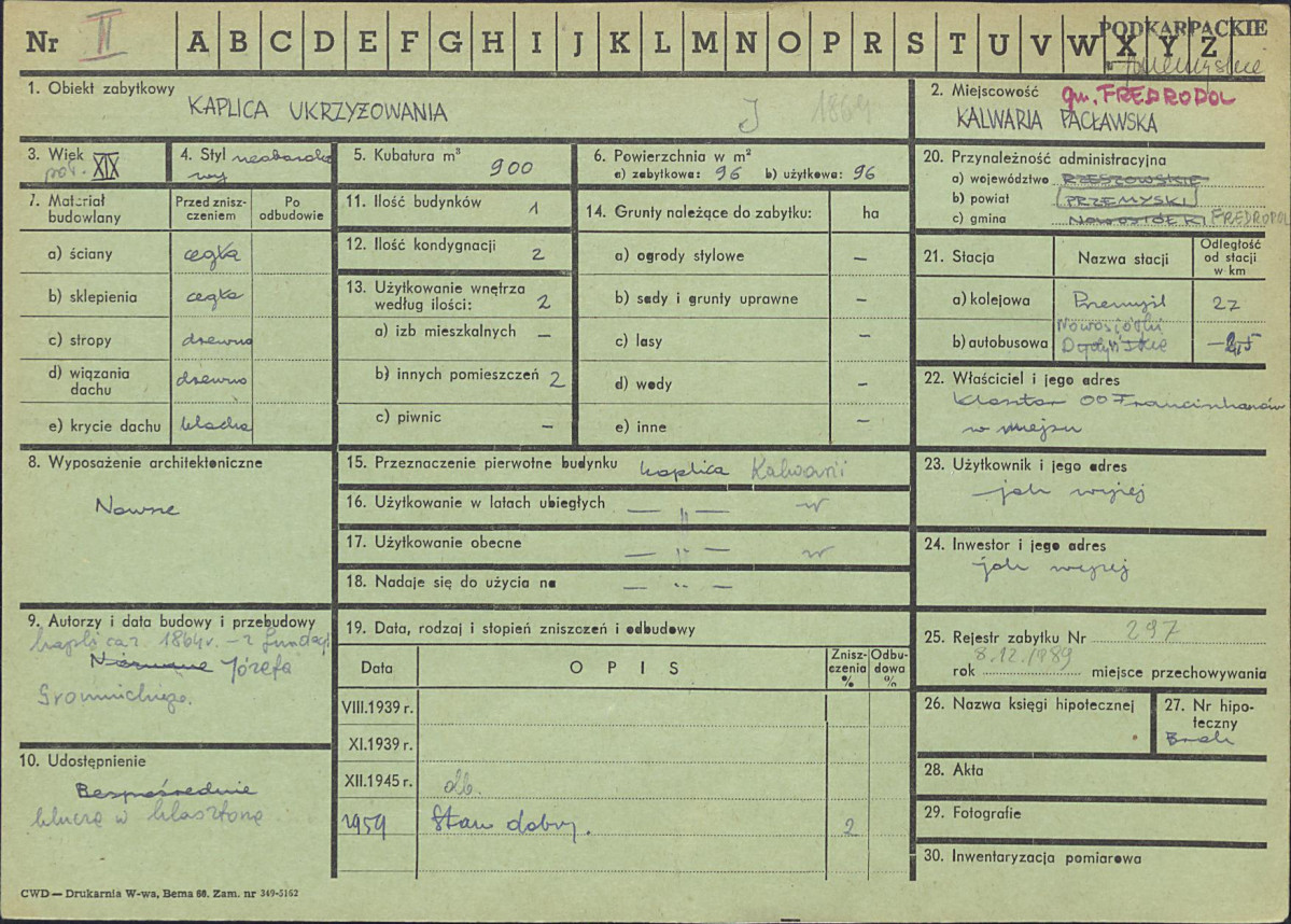 Karta zielona, skan nr 1