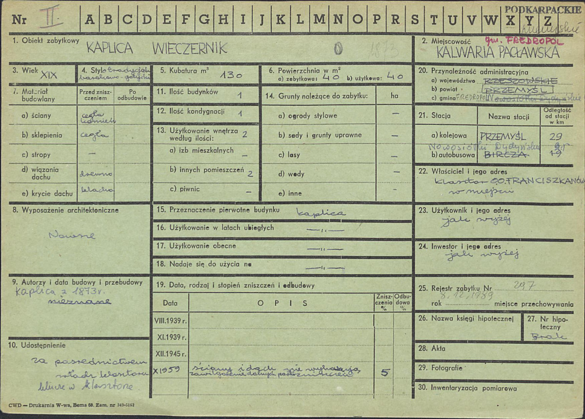 Karta zielona, skan nr 1