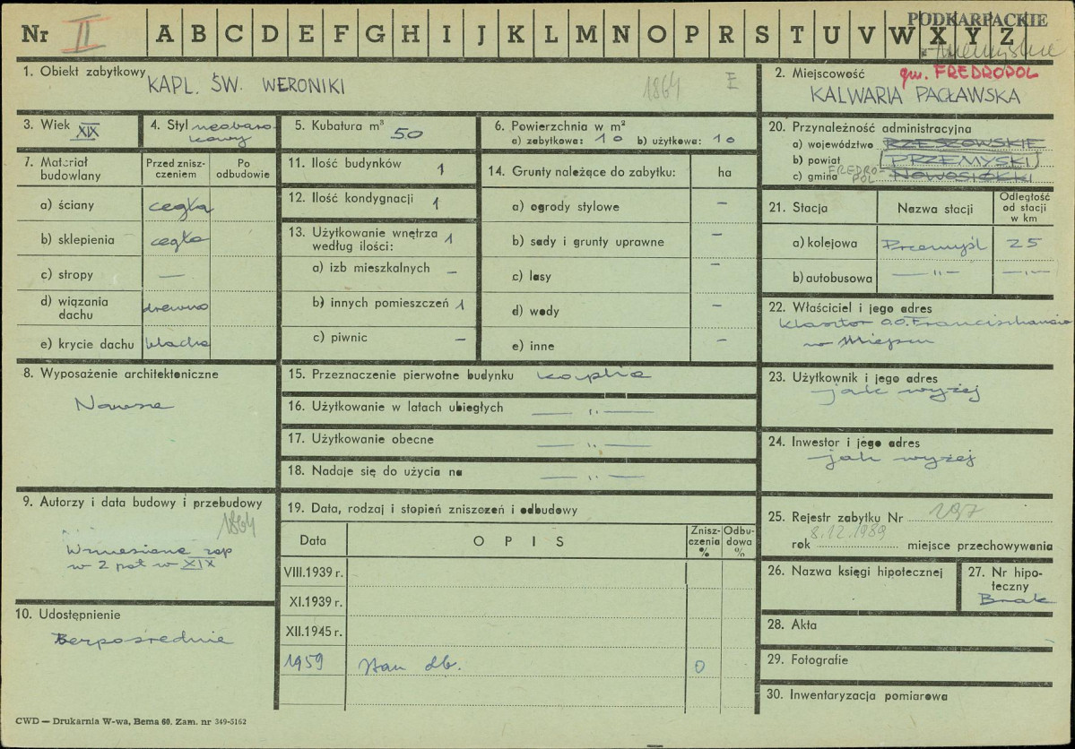 Karta zielona, skan nr 1