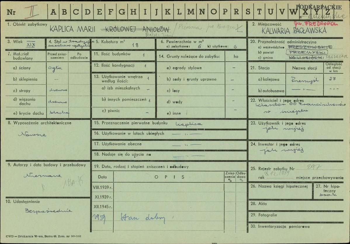 Karta zielona, skan nr 1