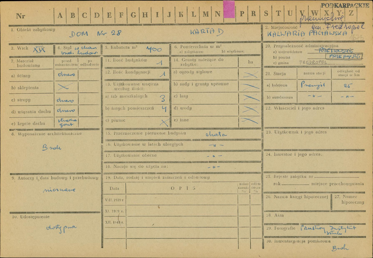 Karta zielona, skan nr 1