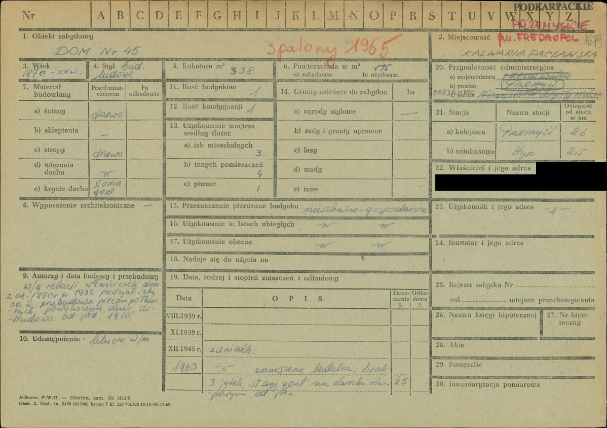 KZ - Karta zielona, skan nr 1