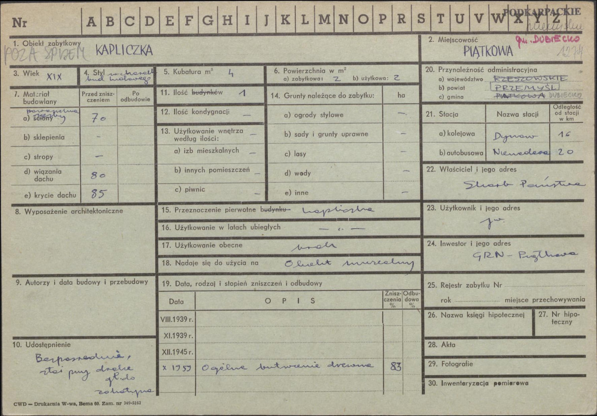 Karta zielona, skan nr 1