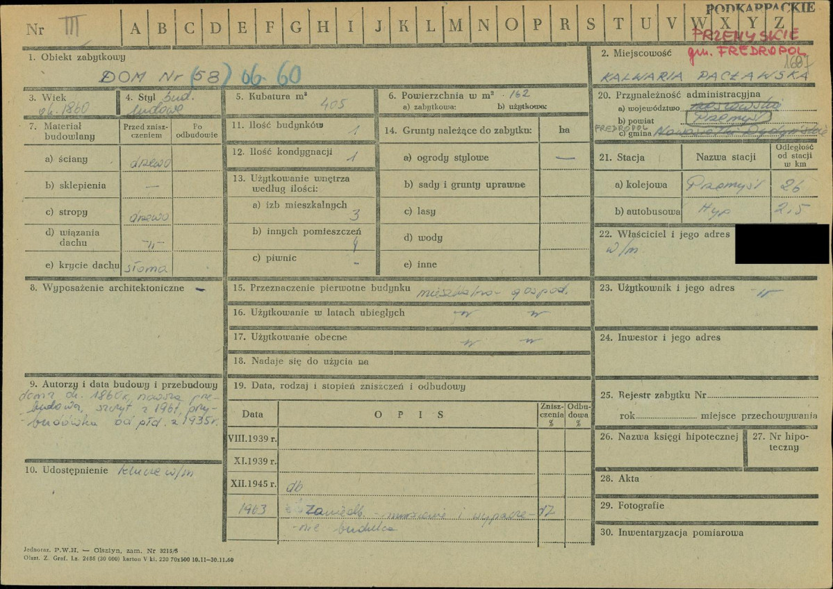 KZ - Karta zielona, skan nr 1