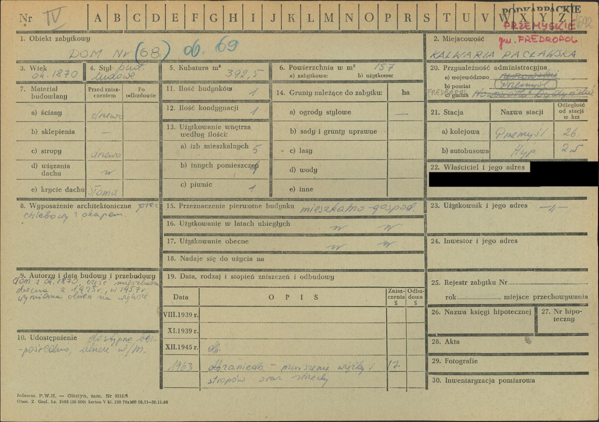 KZ - Karta zielona, skan nr 1